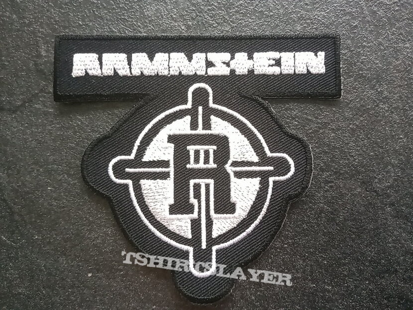 Rammstein shaped patch 11  TShirtSlayer TShirt and BattleJacket Gallery