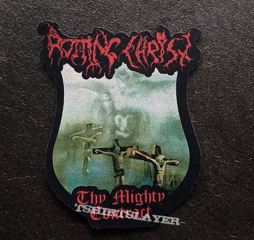 Rotting Christ the mighty contract shaped patch r129