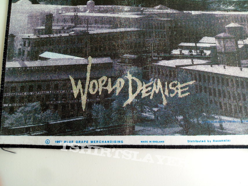 OBITUARY  world demise back patch 1993 new bp132 backpatch official