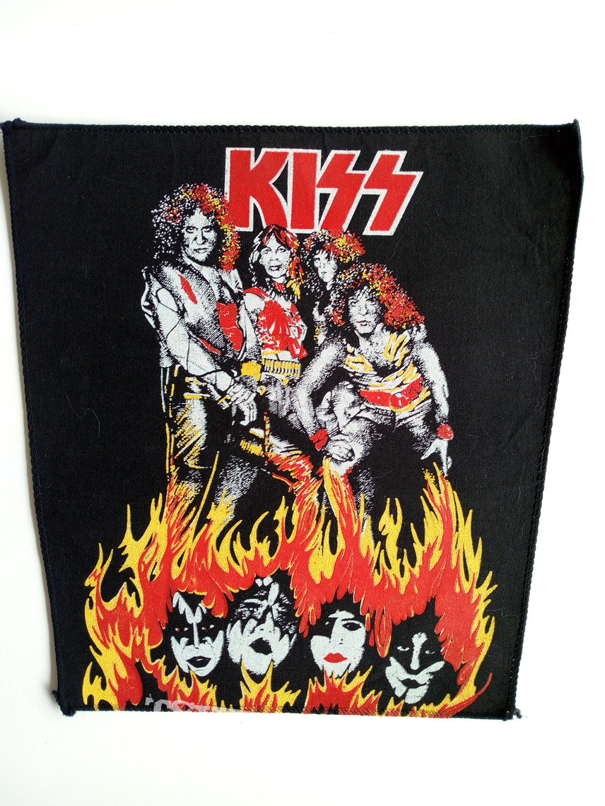 Kiss  80&#039;s backpatch bp338 new patch 25x32x31 cm  