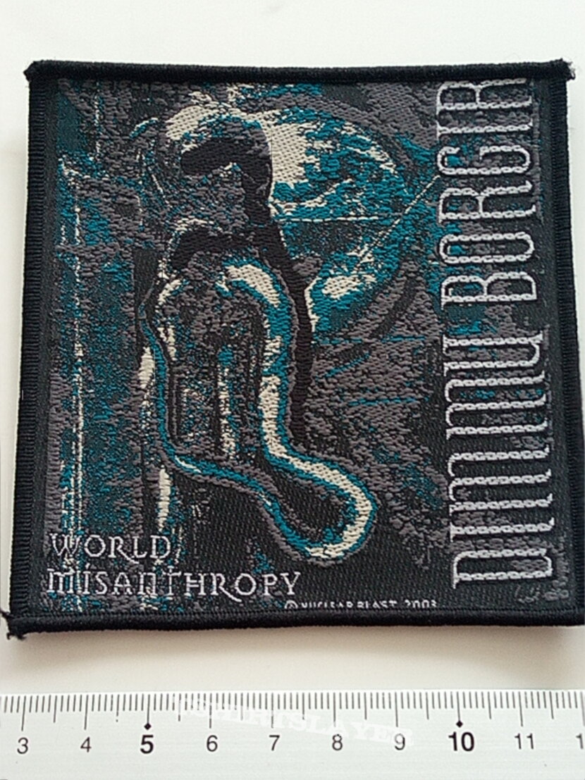 Dimmu Borgir official 2003 world misanthrophy patch d302 
