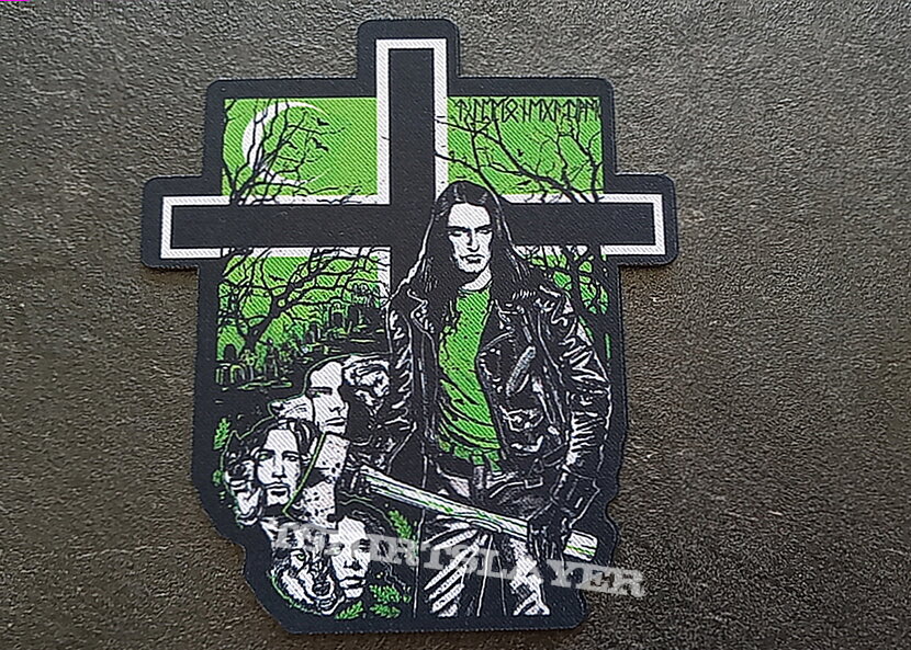 Type O Negative Peter Steele with axe patch t29