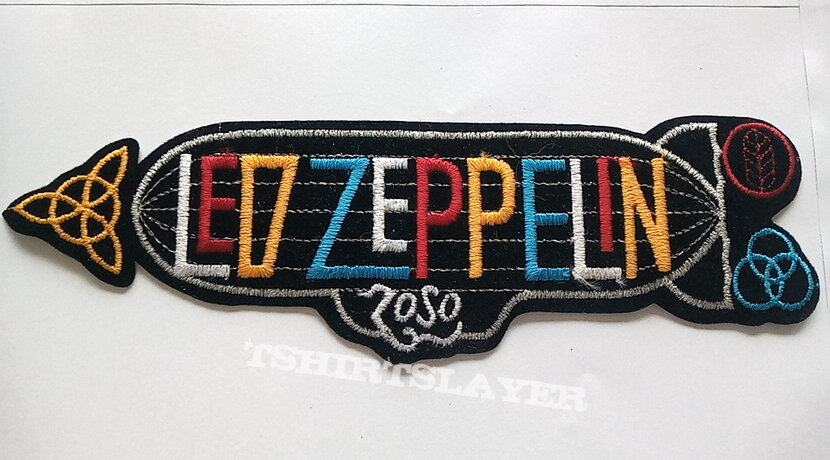 Led Zeppelin new 1990 shaped  backpatch bp361-- 7x25 cm