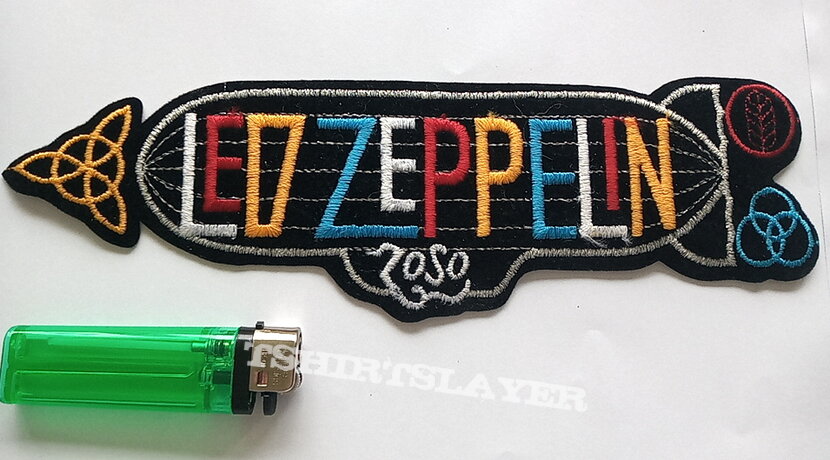 Led Zeppelin new 1990 shaped  backpatch bp361-- 7x25 cm
