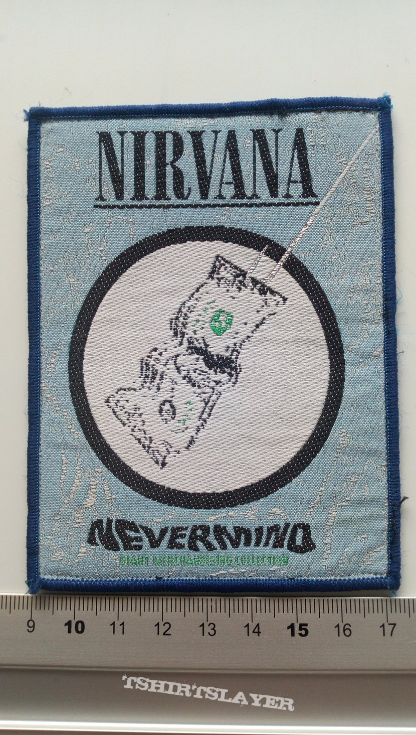 Nirvana nevermind patch used692-- 8.5 x 11 cm