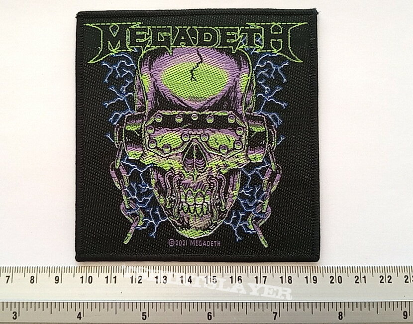 Megadeth  Vic rattlehead    patch 5