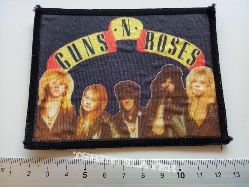 Guns N&#039; Roses old 80&#039;s printed patch 33