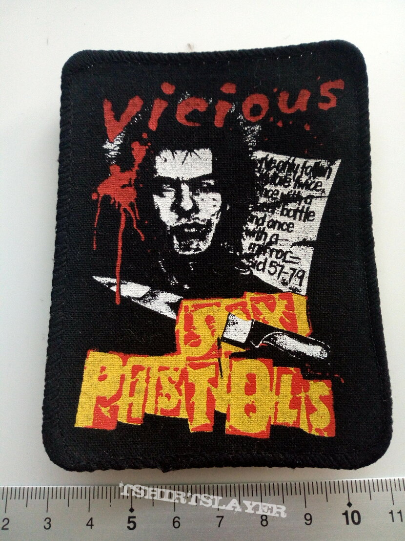 Sex Pistols old  80&#039;s patch Sid Vicious s208