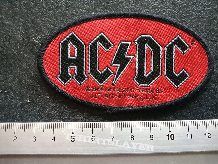 AC/DC oval logo patch 2004  used821