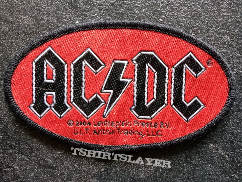 AC/DC oval logo patch 2004  used821