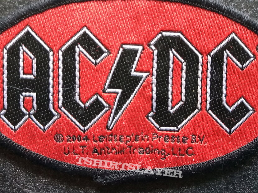 AC/DC oval logo patch 2004  used821