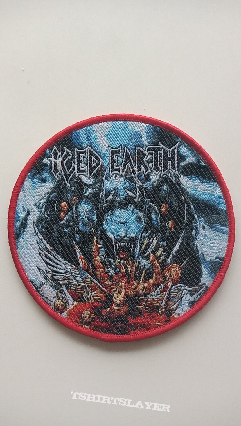  Iced Earth  Winter Nights patch i62  red border