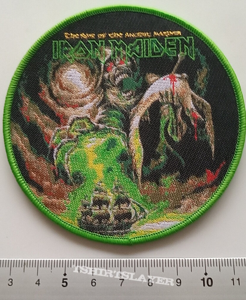 Iron Maiden  the Rime of Ancient Mariner  patch 39 green  border