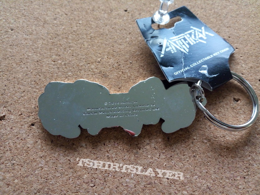 Anthrax logo official keychain 2014