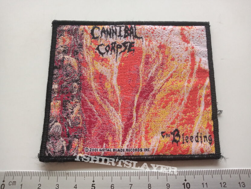 Cannibal Corpse the bleeding  2001 patch c7 -- 8 x 10 cm new