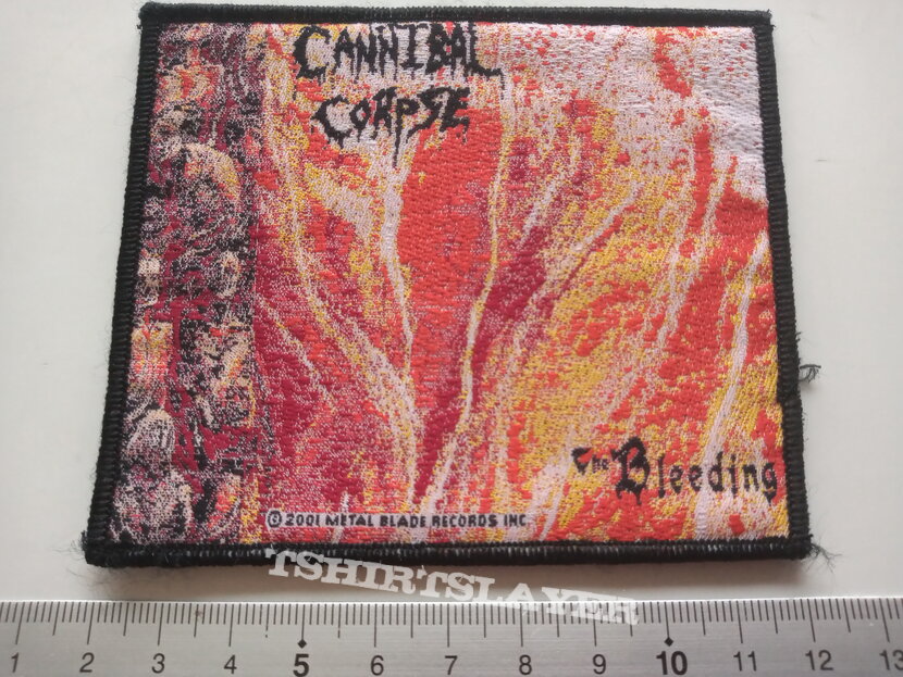 Cannibal Corpse the bleeding  2001 patch c7 -- 8 x 10 cm new