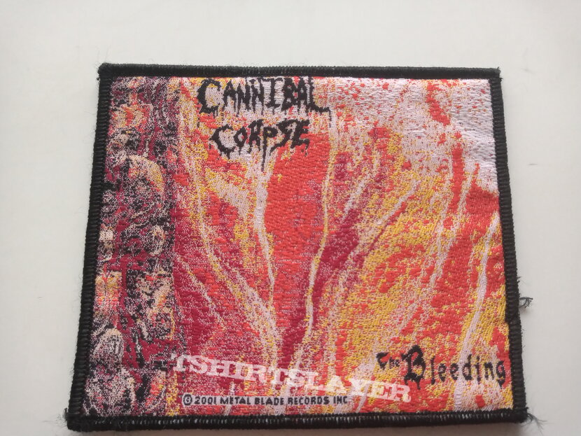 Cannibal Corpse the bleeding  2001 patch c7 -- 8 x 10 cm new