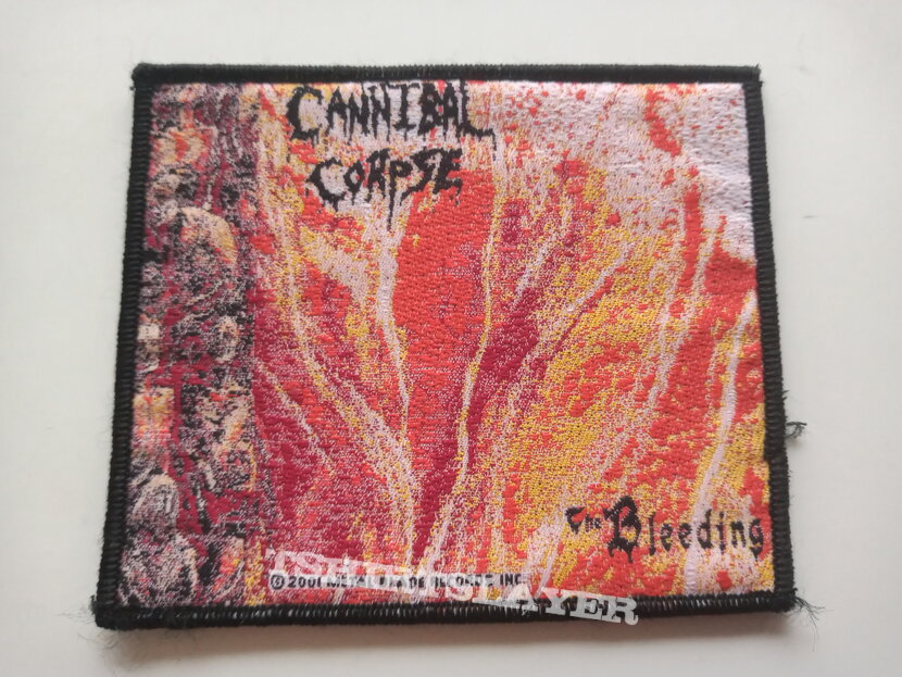 Cannibal Corpse the bleeding  2001 patch c7 -- 8 x 10 cm new