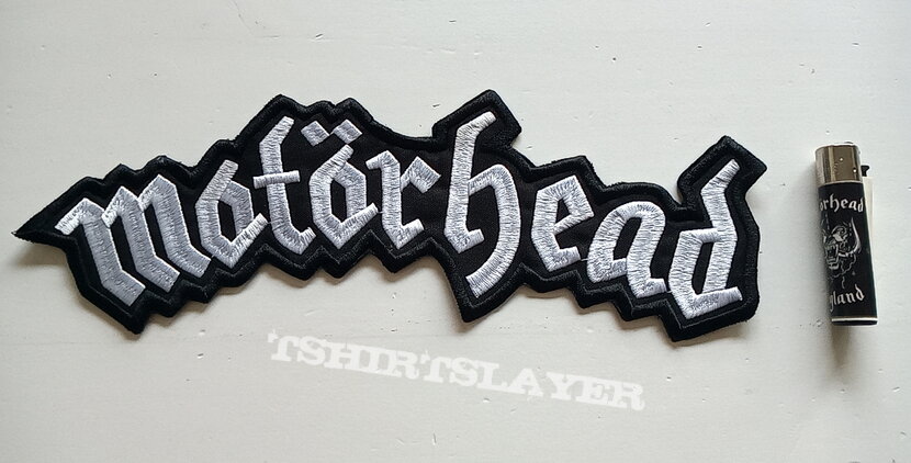 Motörhead embroidered shaped backpatch 