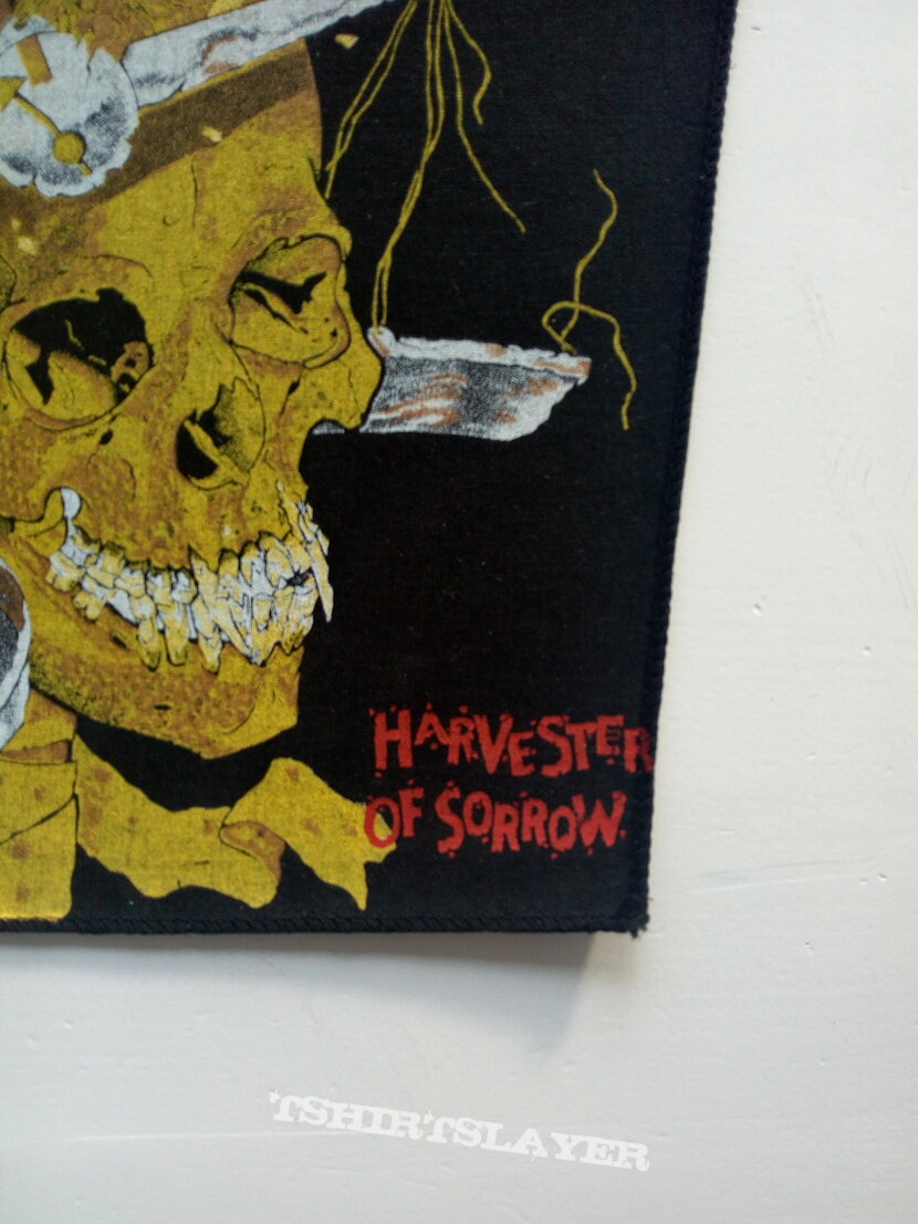 Metallica   Harvester of sorrow 1988 backpatch bp325 --35x31x24 cm patch