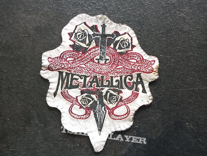 Metallica sword and snake patch used957 Metallica sword and snake patch used957