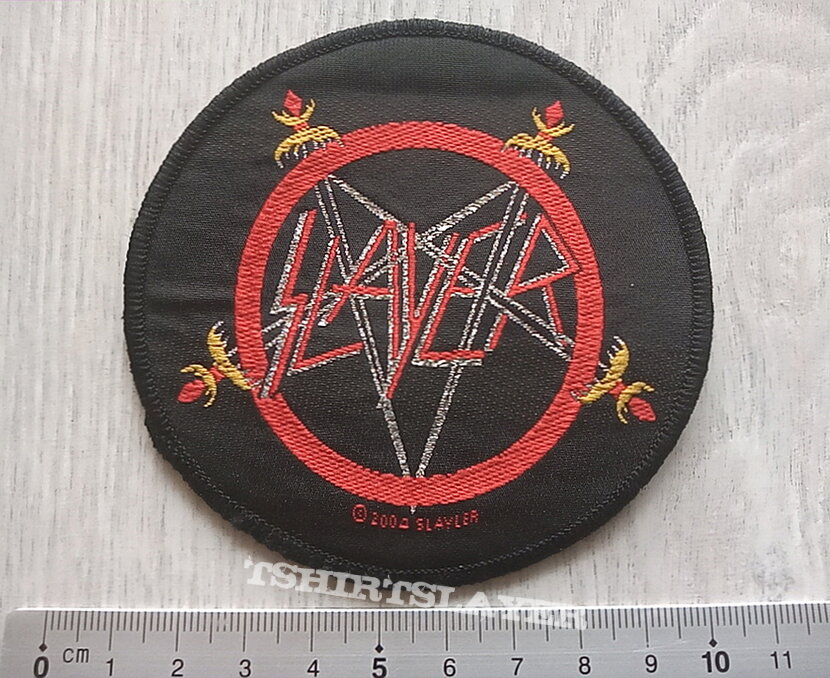Slayer Pentagram patch 112  official 2004