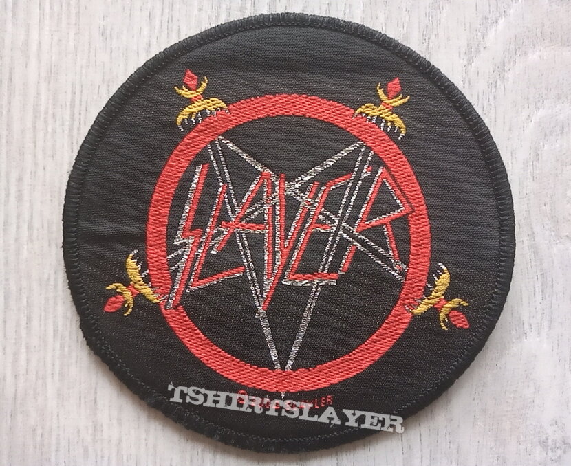 Slayer Pentagram patch 112  official 2004