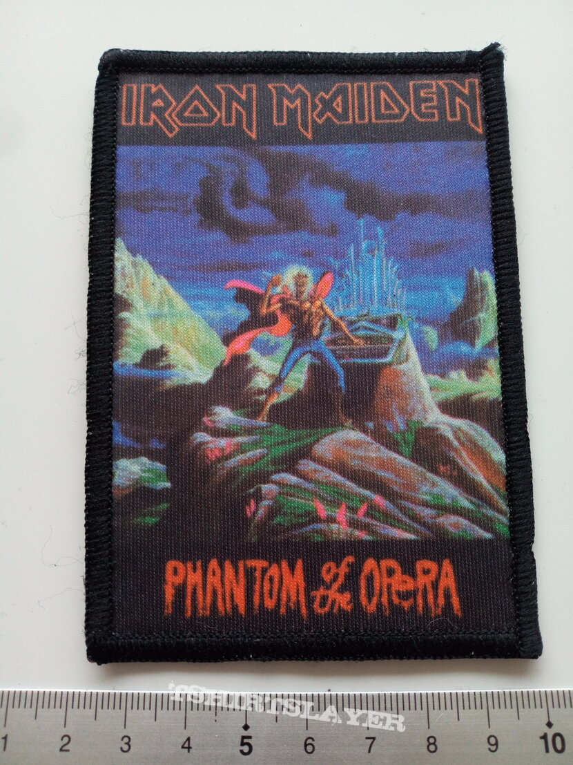 Iron Maiden 1980   Phantom Of The Opera patch 148--7.5 x 10.5 cm