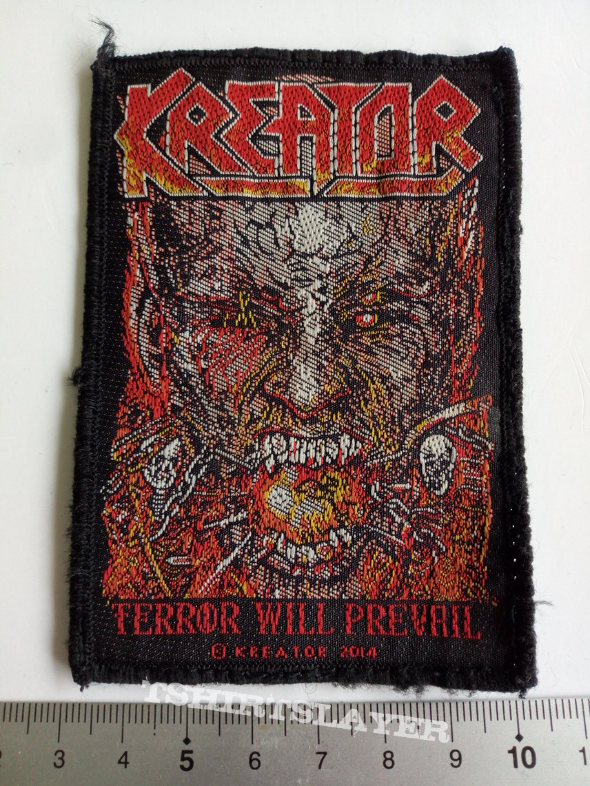 Kreator terror will prevail 2014 patch used670