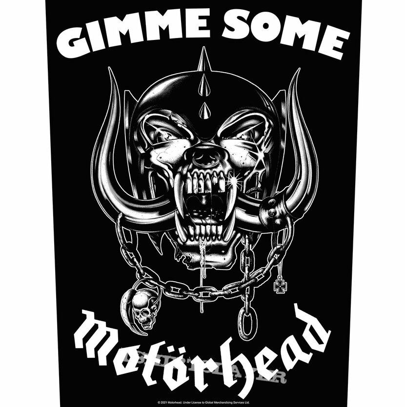 Motörhead gimme some Motörhead backpatch bp1189