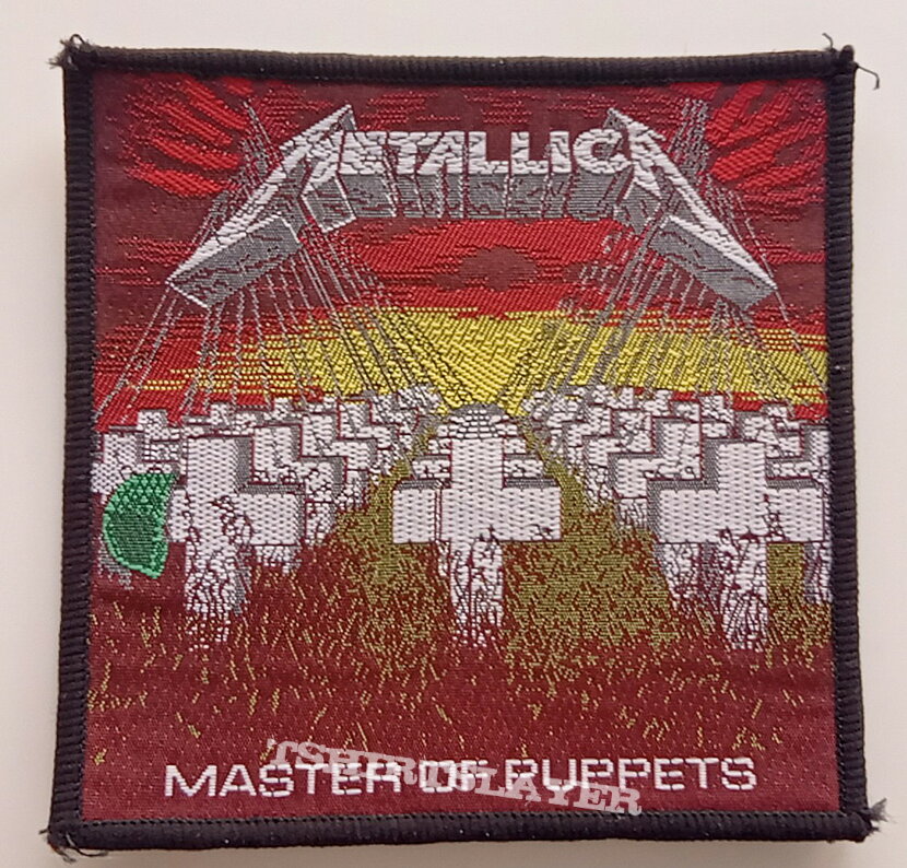 METALLICA  official 1986  patch 67 new  9.5 x 9.5 cm master of puppets