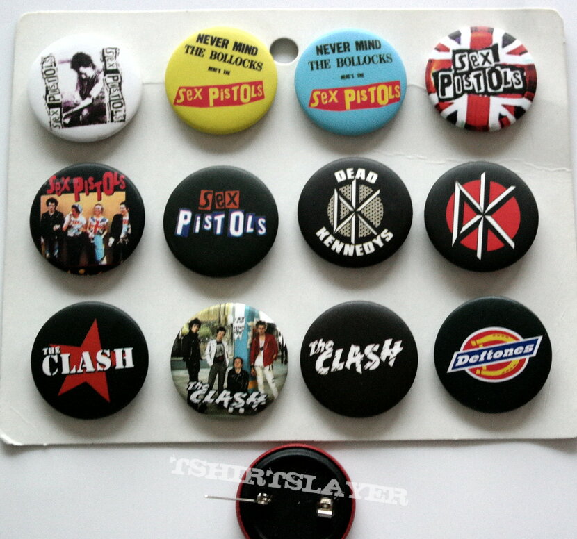 Sex Pistols various new buttons 3.1 cm  bu20