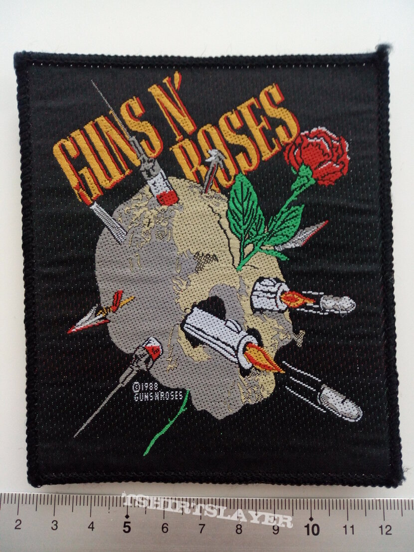 Guns N&#039; Roses  official  1988 patch 58 new 9.5x11.5cm 