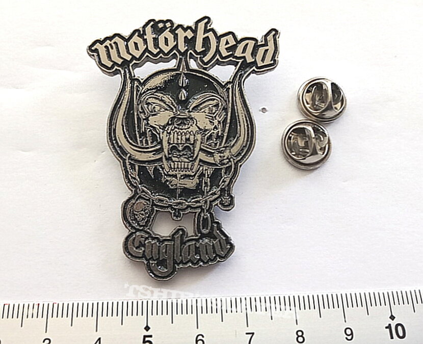 Motörhead England  new shaped pin badge n15