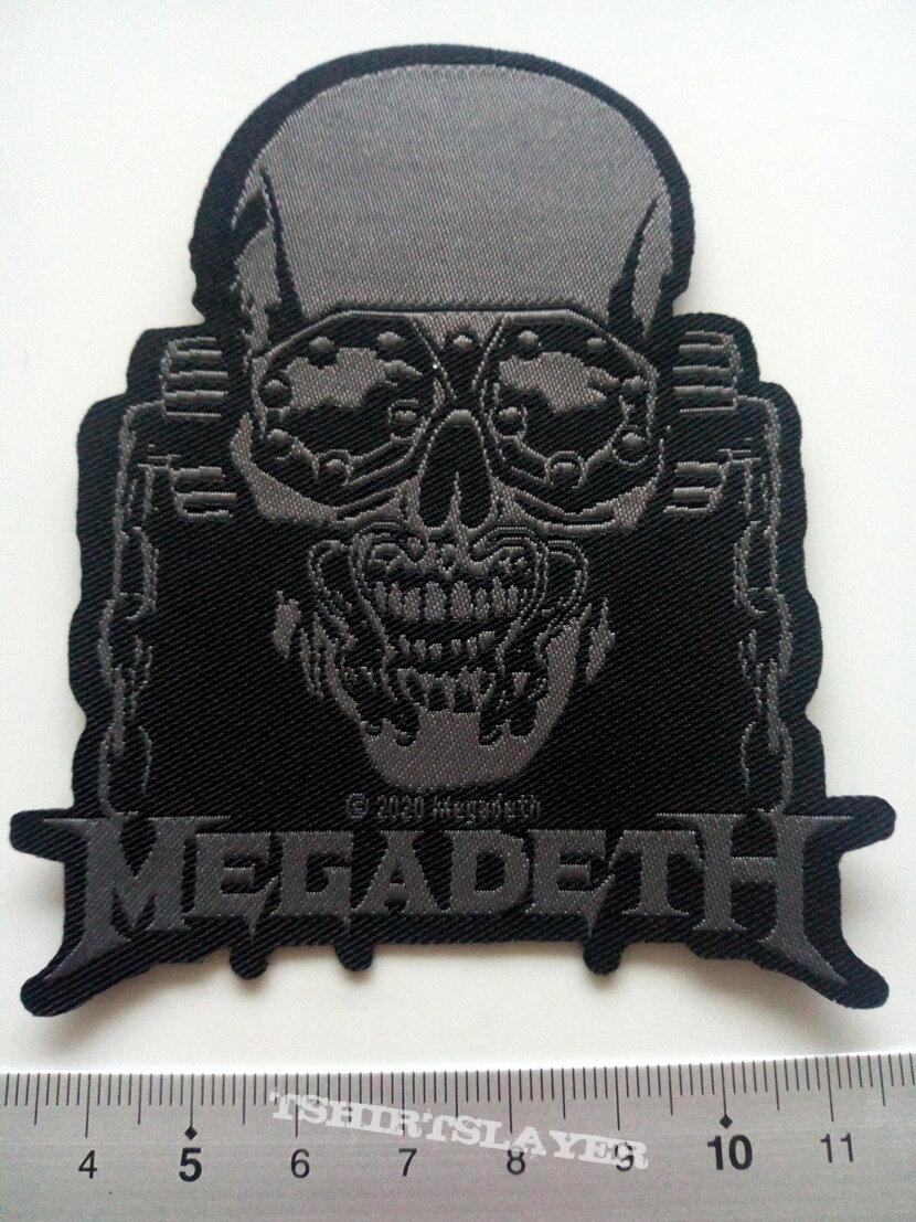 Megadeth  Vic rattlehead  shaped patch 9