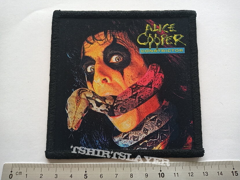 Alice Cooper constrictor printed patch c120