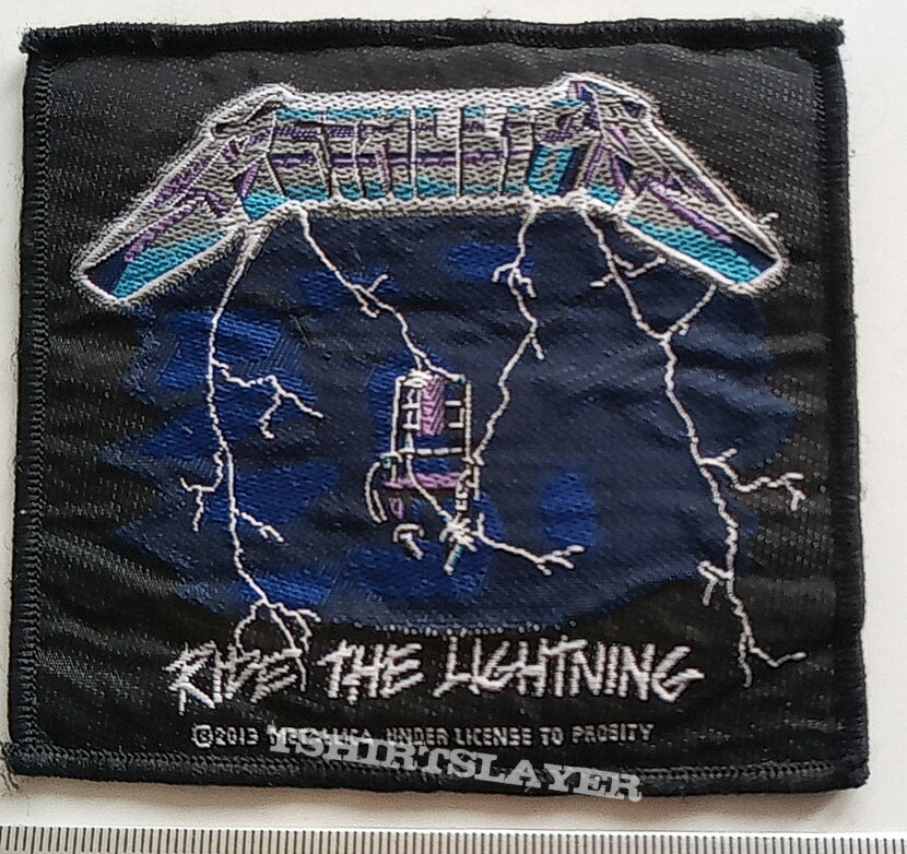 Metallica ride the lightning official 2013 patch used887