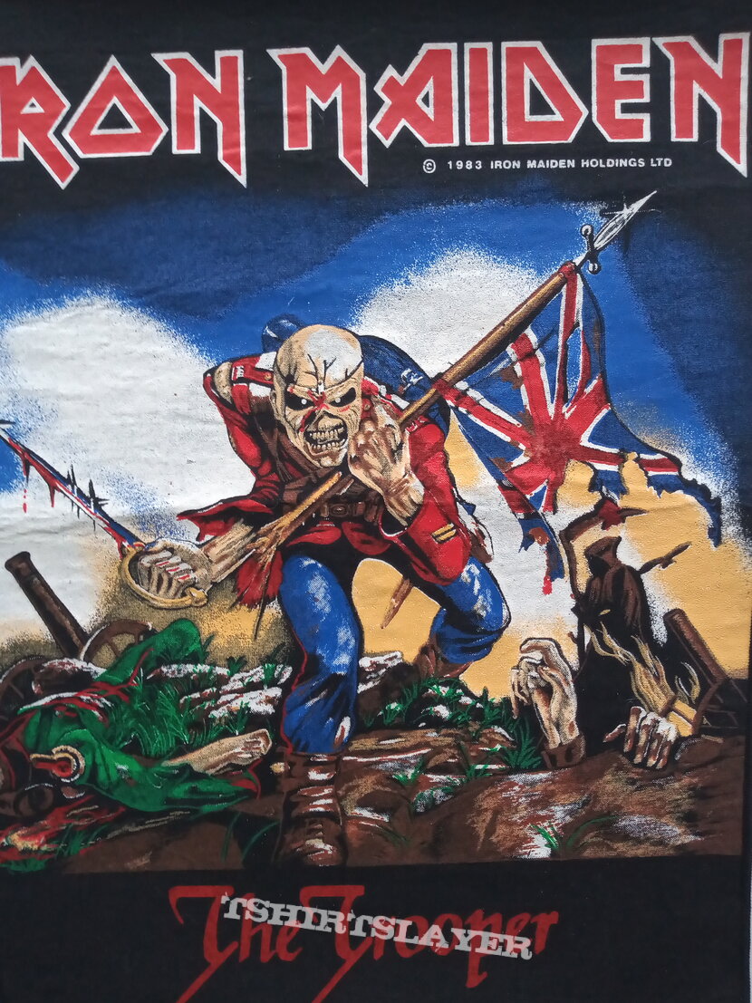 Iron Maiden   original 1983  The Trooper backpatch bp112