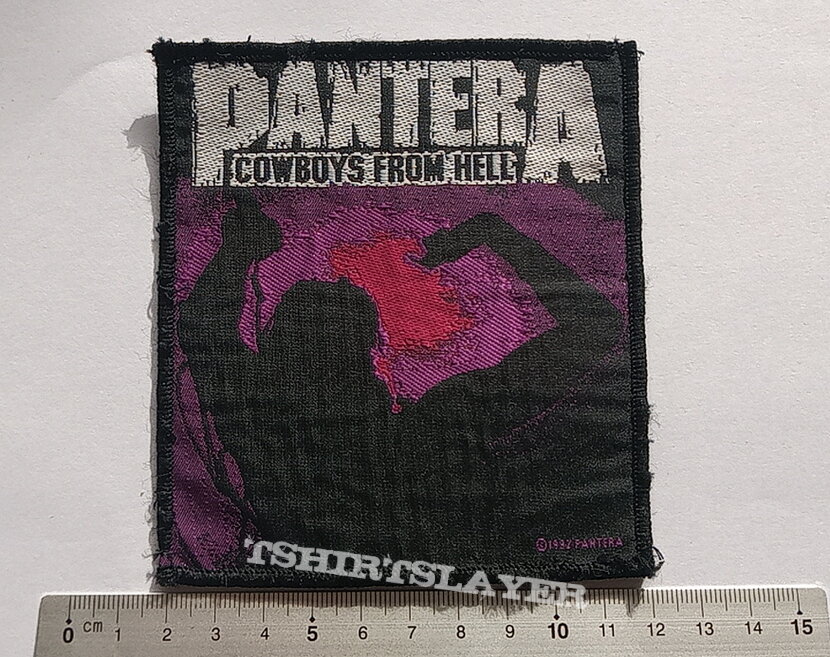 Pantera Cowboys from hell 1992 patch used 963