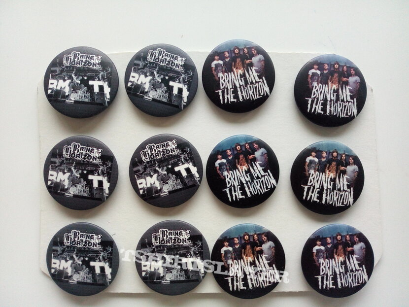 Bring Me The Horizon new buttons 3.1 cm   b58