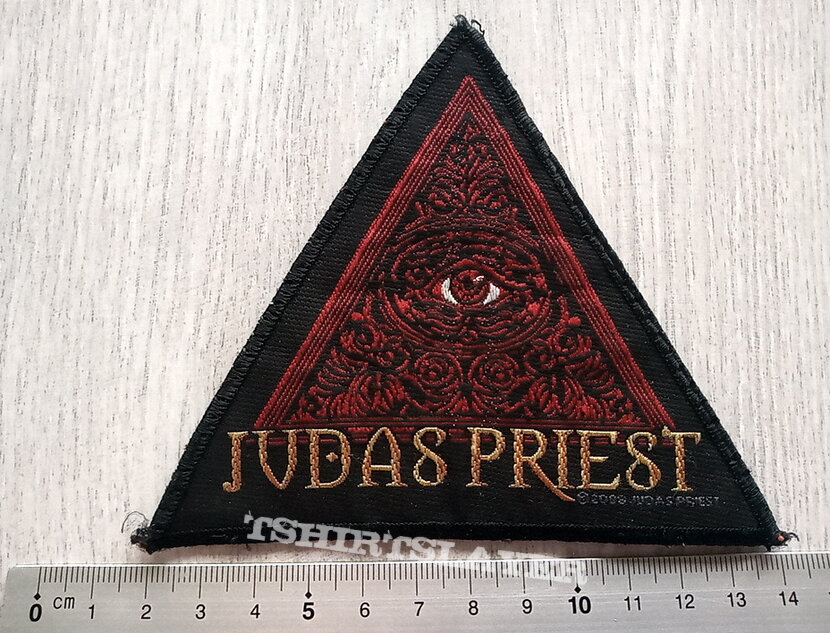 Judas Priest nostradamus eye triangle 2008 patch used838