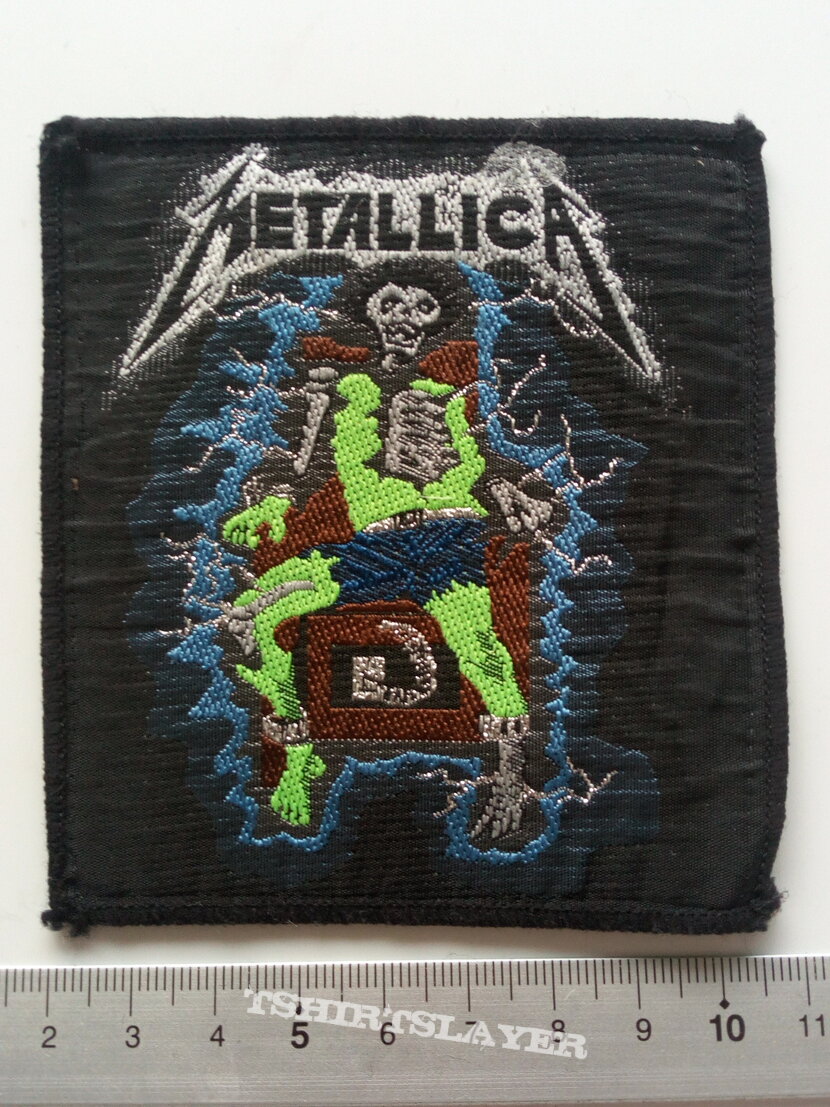 Metallica ride the lightning 1984 patch used703