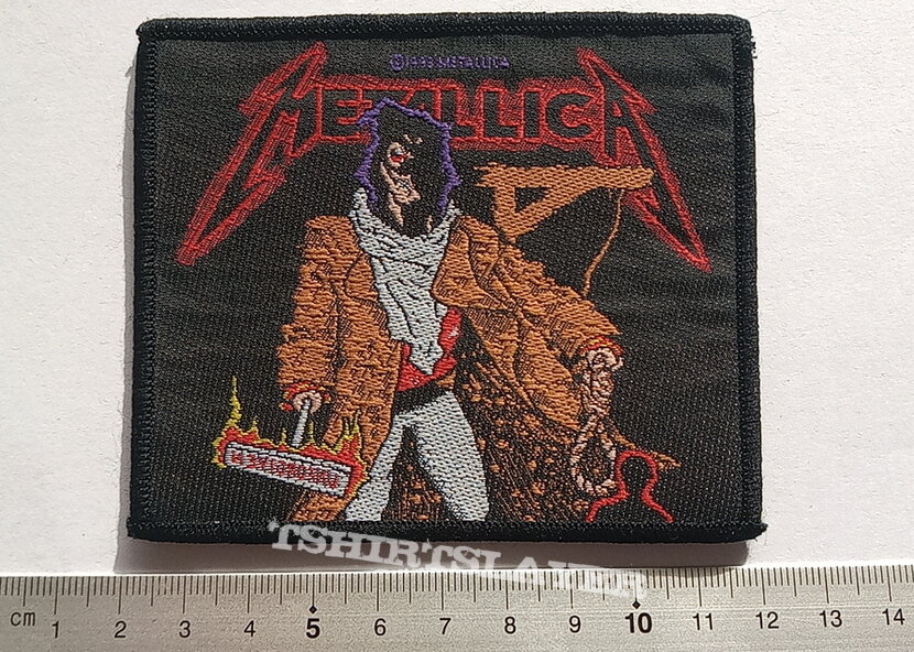 Metallica the unforgiven official 1993 patch 165 smaller version  8.5x9.5 cm