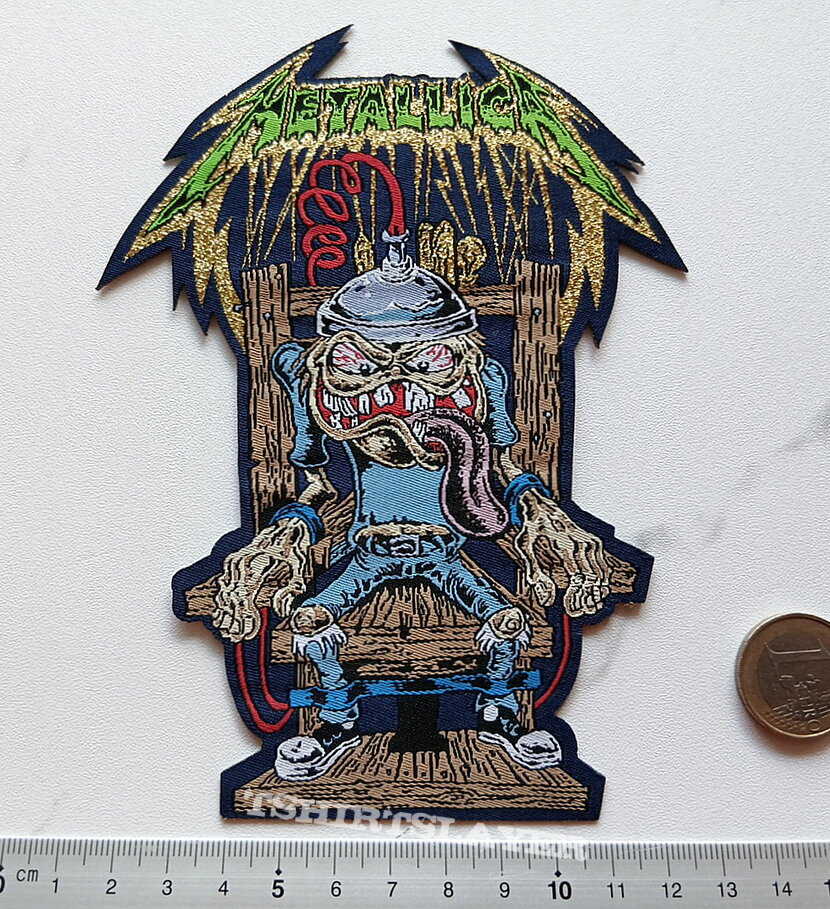 Metallica sparky limited edition patch with gold print Metallica sparky limited edition patch with gold print
