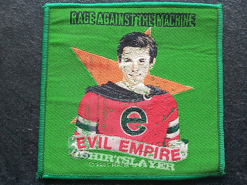 Rage Against The Machine official 2005 evil empire patch r32