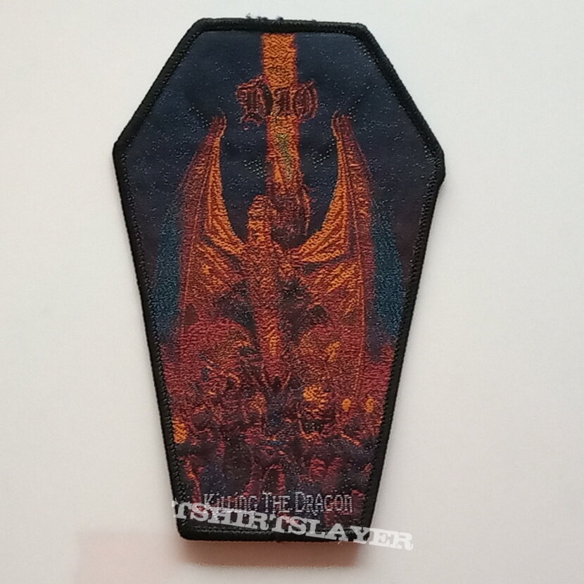Dio killing the dragon  coffin patch  48--- size 8x13 cm