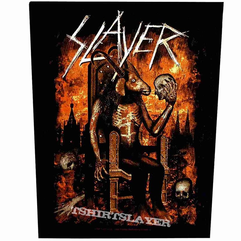 Slayer devil on throne backpatch bp52