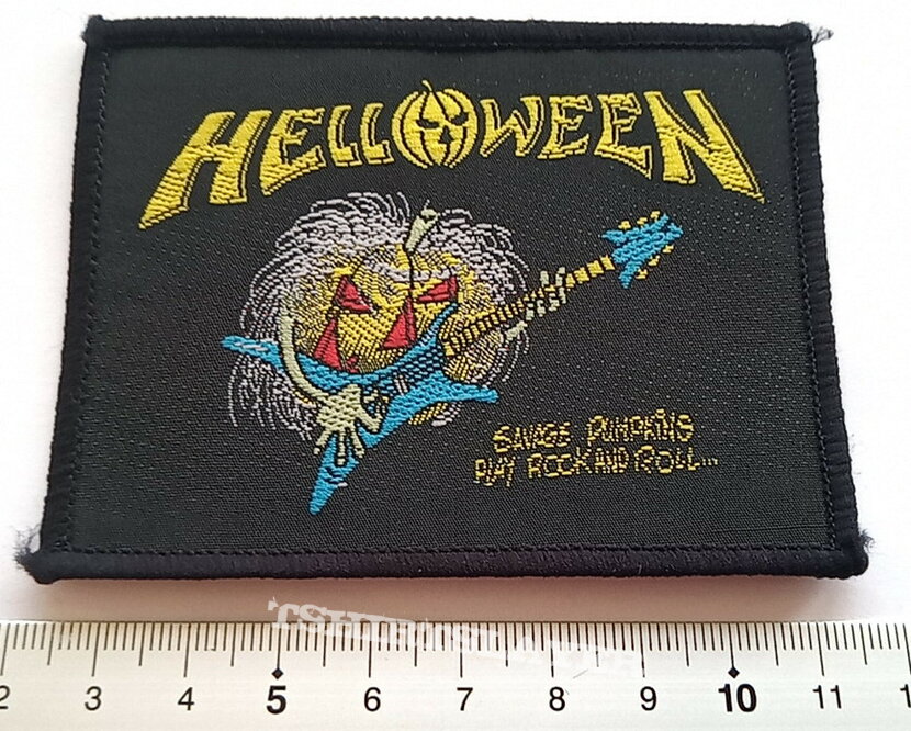 Helloween -Savage pumpkins play rock and roll... patch h49
