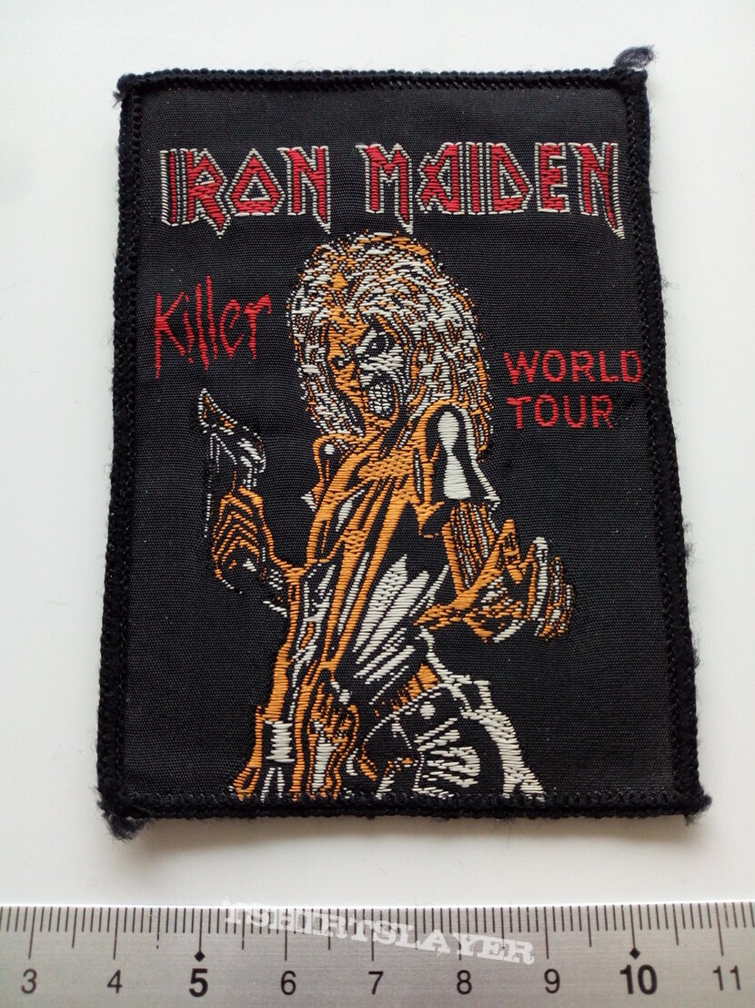 Iron Maiden  1981 Killer world tour patch 201