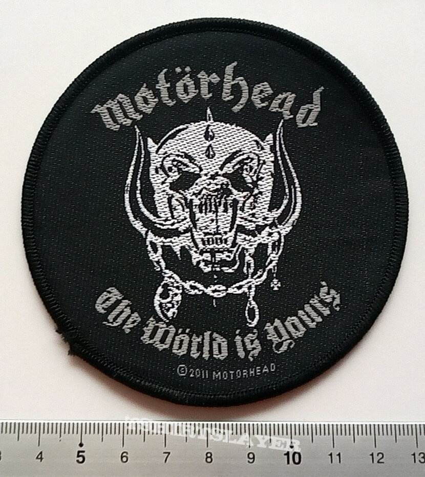 Motörhead the world is yours patch 15